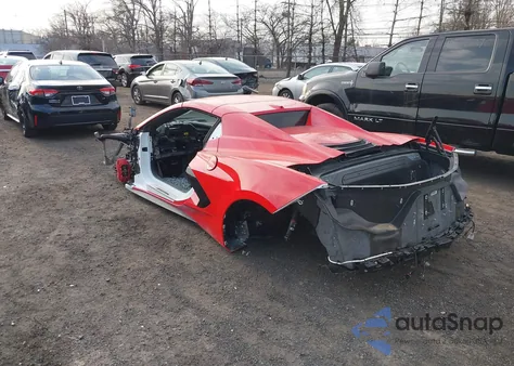 2021 Chevrolet Corvette Stingray из США, поврежденный, VIN 1G1YA3D48M5103960